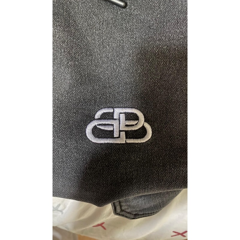 Balenciaga BB Monogram Logo Embroidery Design Balenciaga Embroidery Logo Design Embroidery File Ins 3