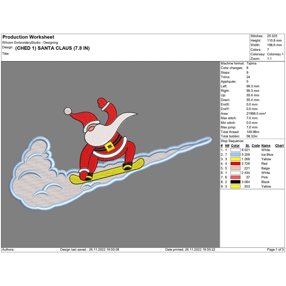 Santa Claus Swoosh Embroidery Design Nike Santa Claus Swoosh Embroidery Embroidery File Instant Dow 4