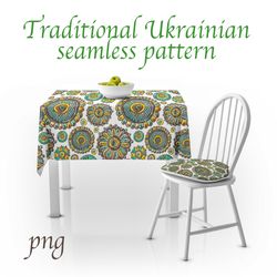 Traditional Ukrainian flowers Seamless Pattern,Boho Flowers Repeat Patterns,Vintage Floral Patterns,kosiv ceramics