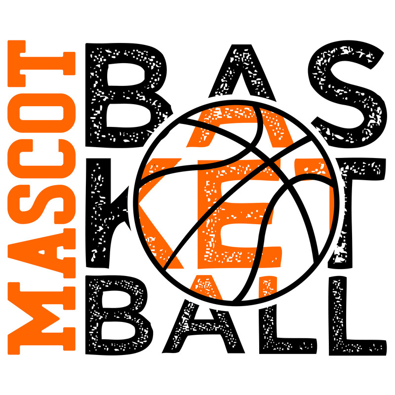 Mascot Basketball SVG 0