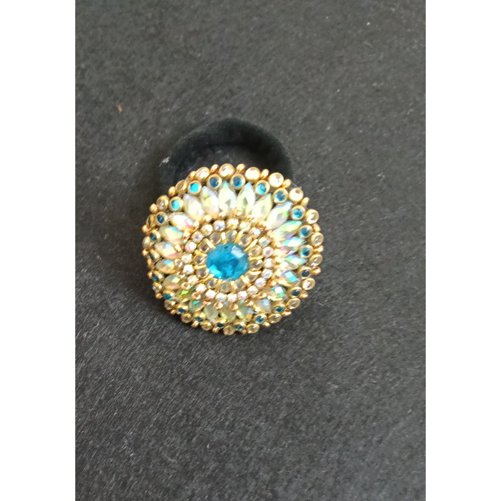 Handmade Aari Embroidery Elastic Hair Rubber Band 2