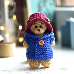 Pretty Teddy Bear 4 inches (10 cm)