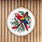 Parrots Scarlet Macaw Cross Stitch Pattern PDF  Modern Small Bird Cross Stitch  Mini Quick And Easy 9