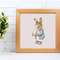 Rabbit Cross Stitch Pattern PDF Instant Download Animal Cross Stitch Hare Cross Stitch Counted Ch 2