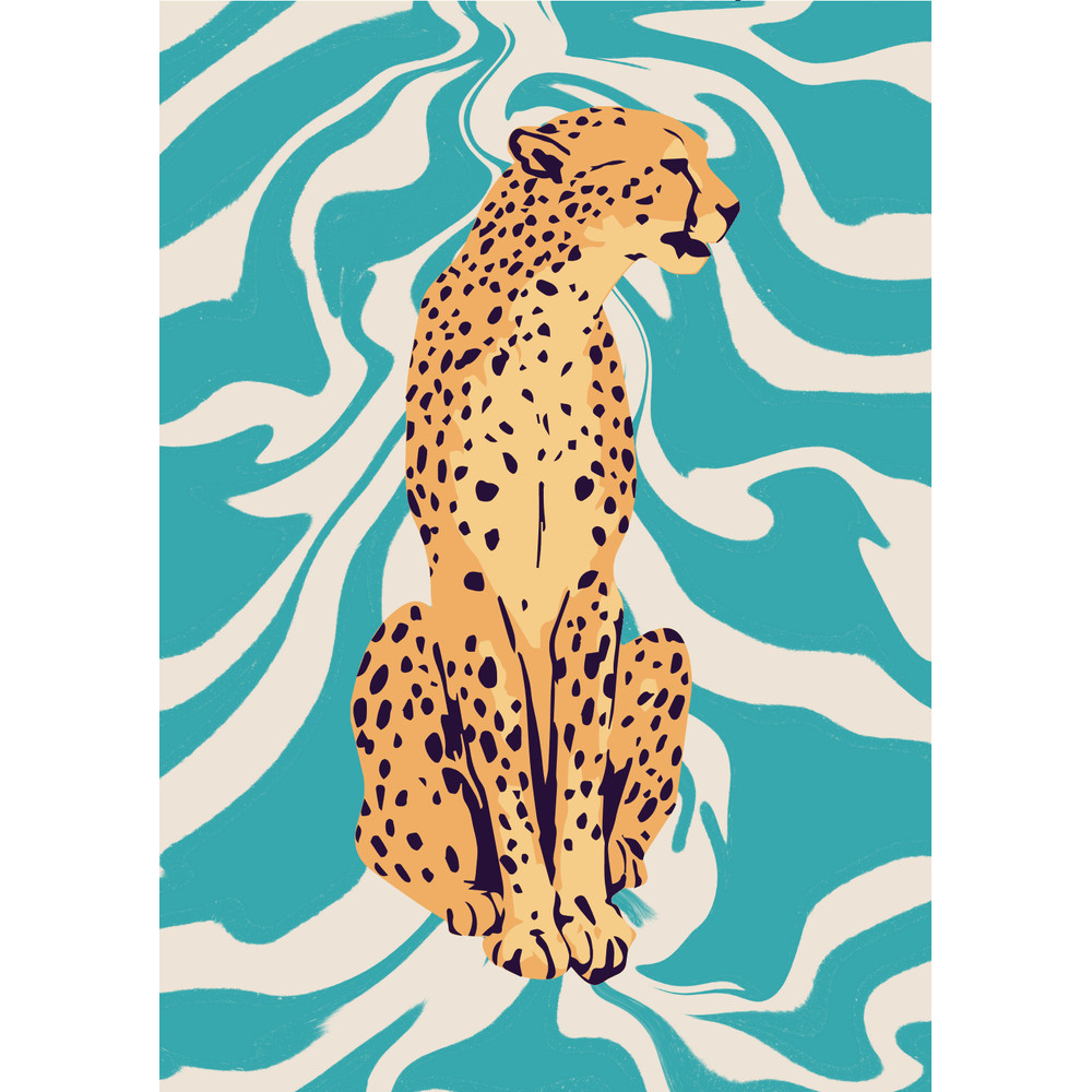 Digital Poster Leopard 1