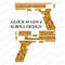 Fireamrs Laser Engraving Vector Design Glock 20 Gen 4 Scroll Artwork 1