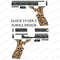 Fireamrs Laser Engraving Vector Glock 19 Gen 5 Scroll Design 0