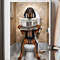 American Black And Tan Coonhound Sitting On The Toilet And Reading Newspaper Fun And Quirky Animal  4
