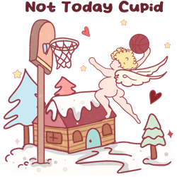 Not Today Cupid Valentine Png, Valentine Day Png, Love Png, Valentine Designs, Retro Valentine Day Png Digital Download