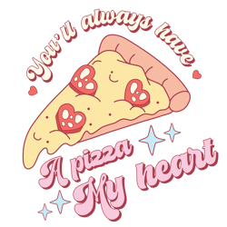 you'll alway have my heart png, valentine day png, love png, valentine designs, retro valentine day png digital download