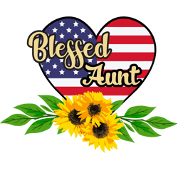 blessed aunt heart flag svg, mothers day svg, mom svg, mom life svg, mothers gift svg digital download