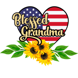 blessed grandma heart flag svg, mothers day svg, mom svg, mom life svg, mothers gift svg digital download