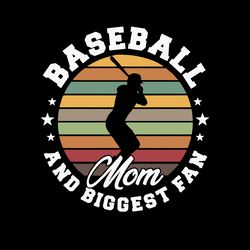 Baseball Mom And Biggest Fan Svg, Mothers Day Svg, Mom Svg, mom life Svg, Mothers Gift Svg Digital Download