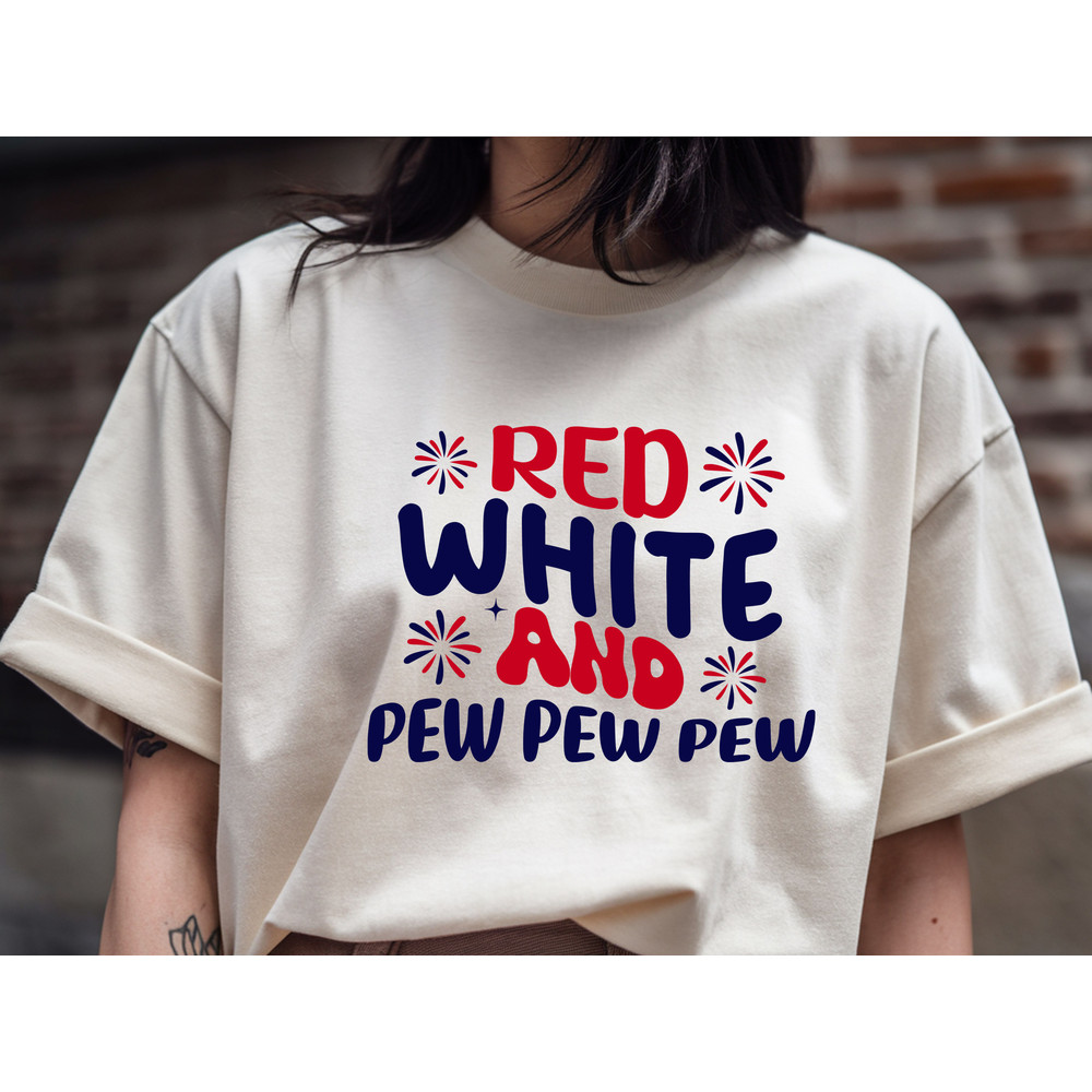 Red White And Pew Pew Pew 0