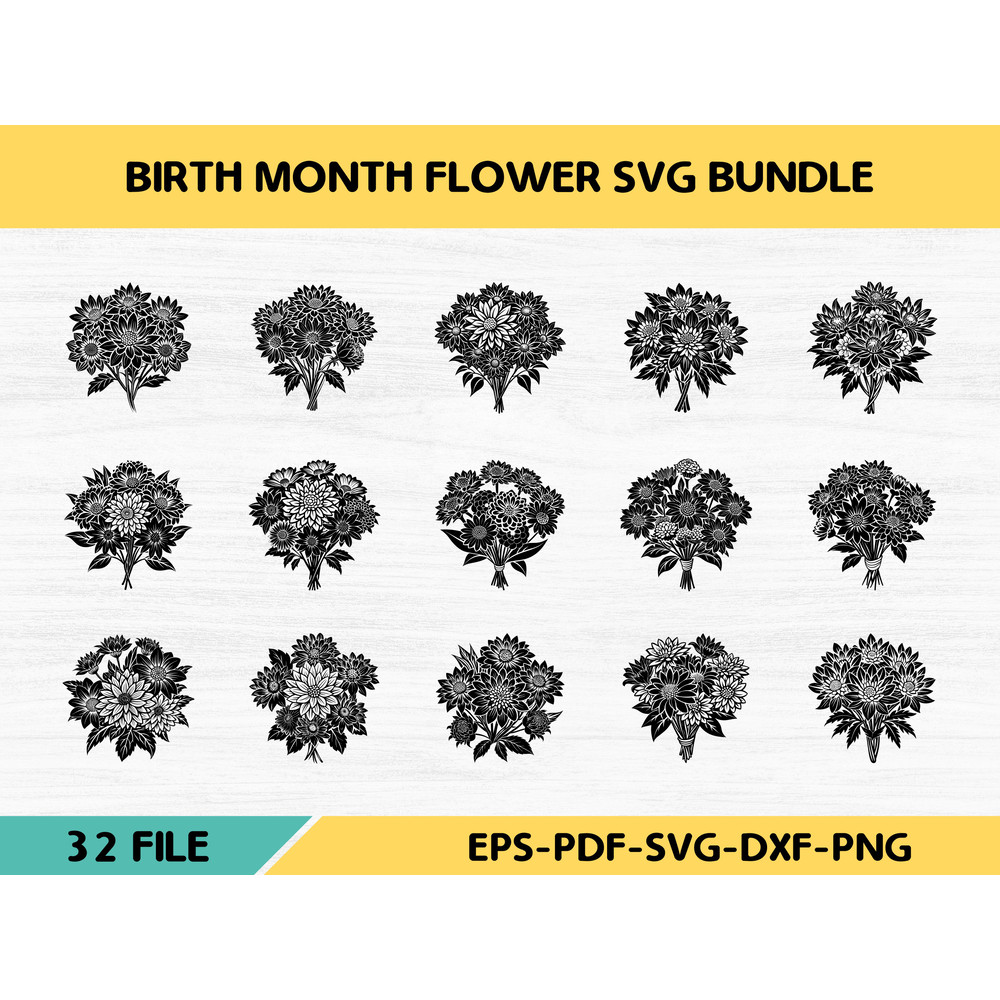 Birth Month Flower 2 0