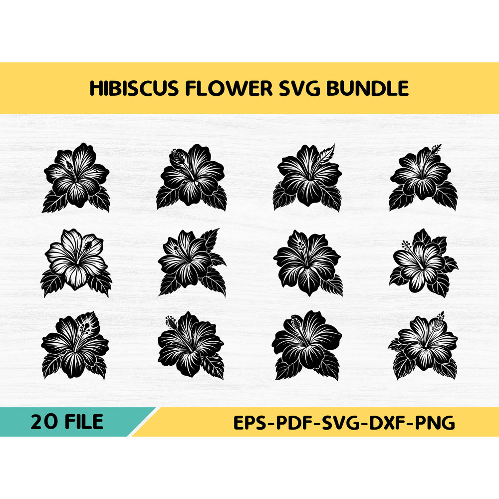 Hibiscus Flower Svg 0