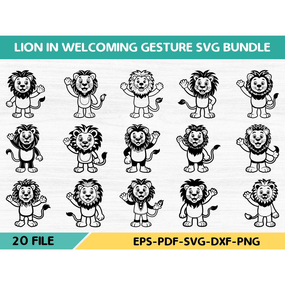 Lion In Welcoming Gesture 0
