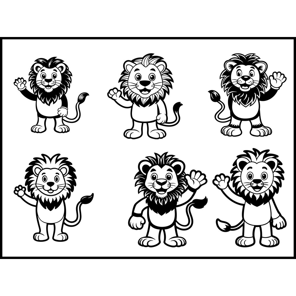 Lion In Welcoming Gesture 1