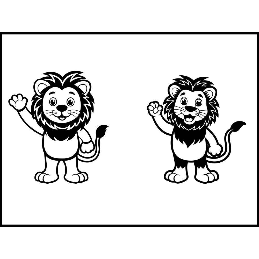 Lion In Welcoming Gesture 2