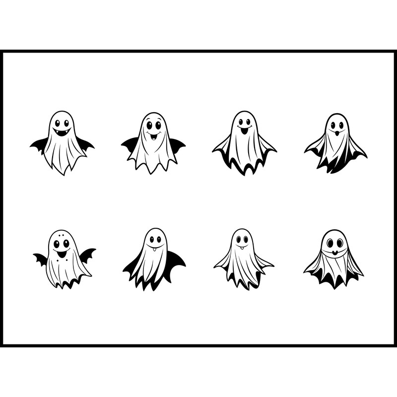 Cute Halloween Ghost 1