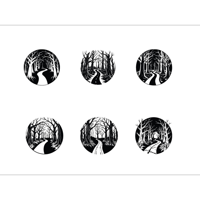 Halloween Haunted Forests Or Trails 1