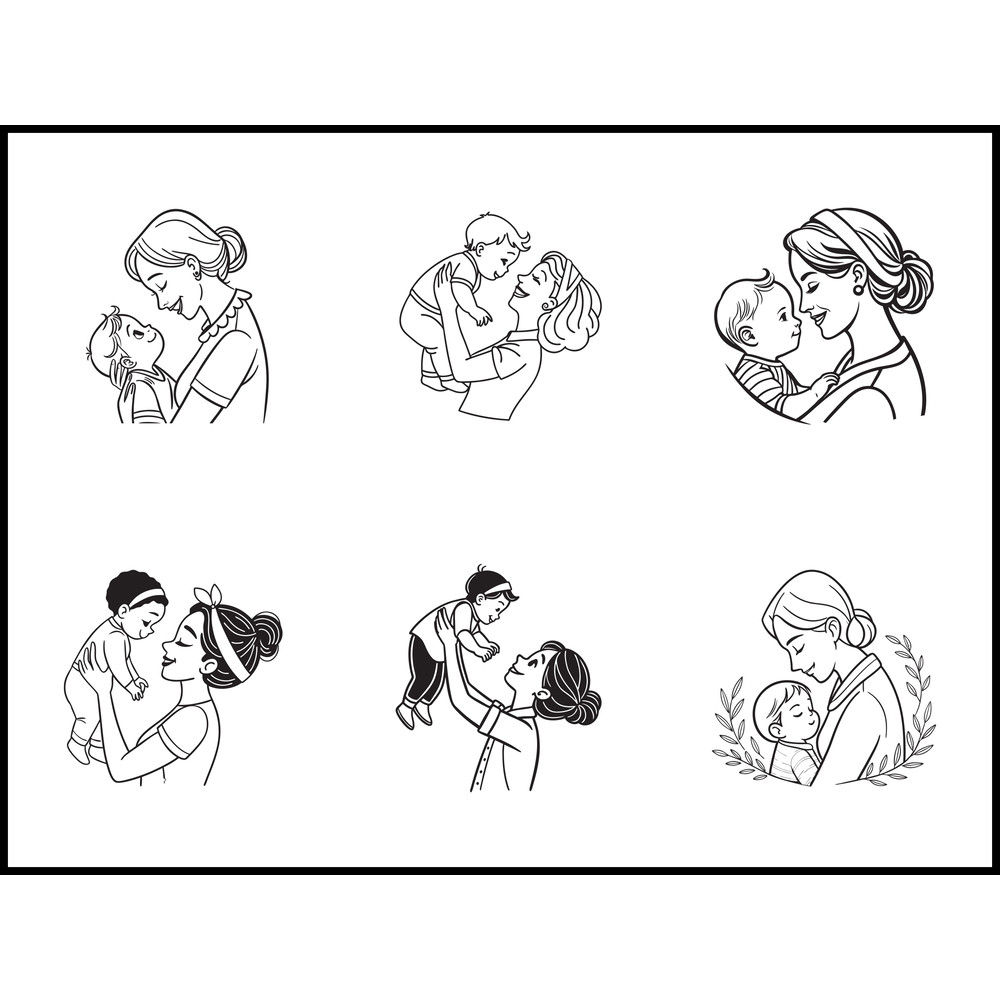 Mother And Baby Plotter File 1