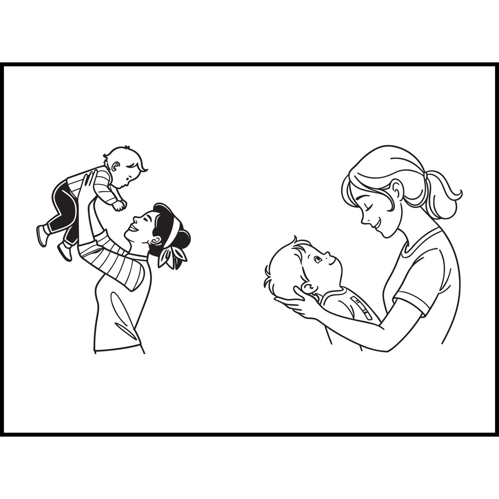 Mother And Baby Plotter File 2