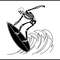 Surfing Skeleton 2