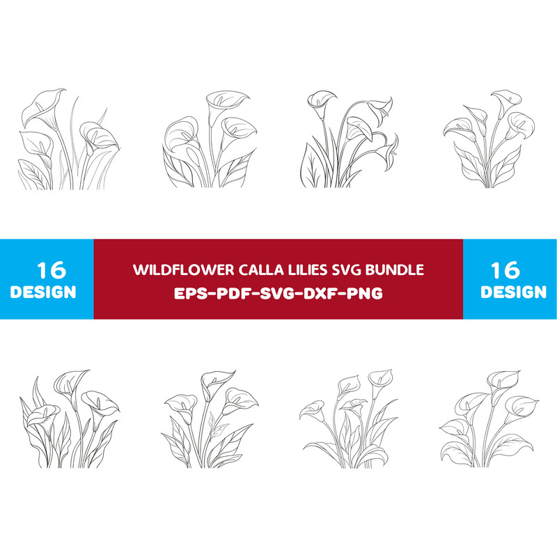 Wildflower Calla Lilies 0