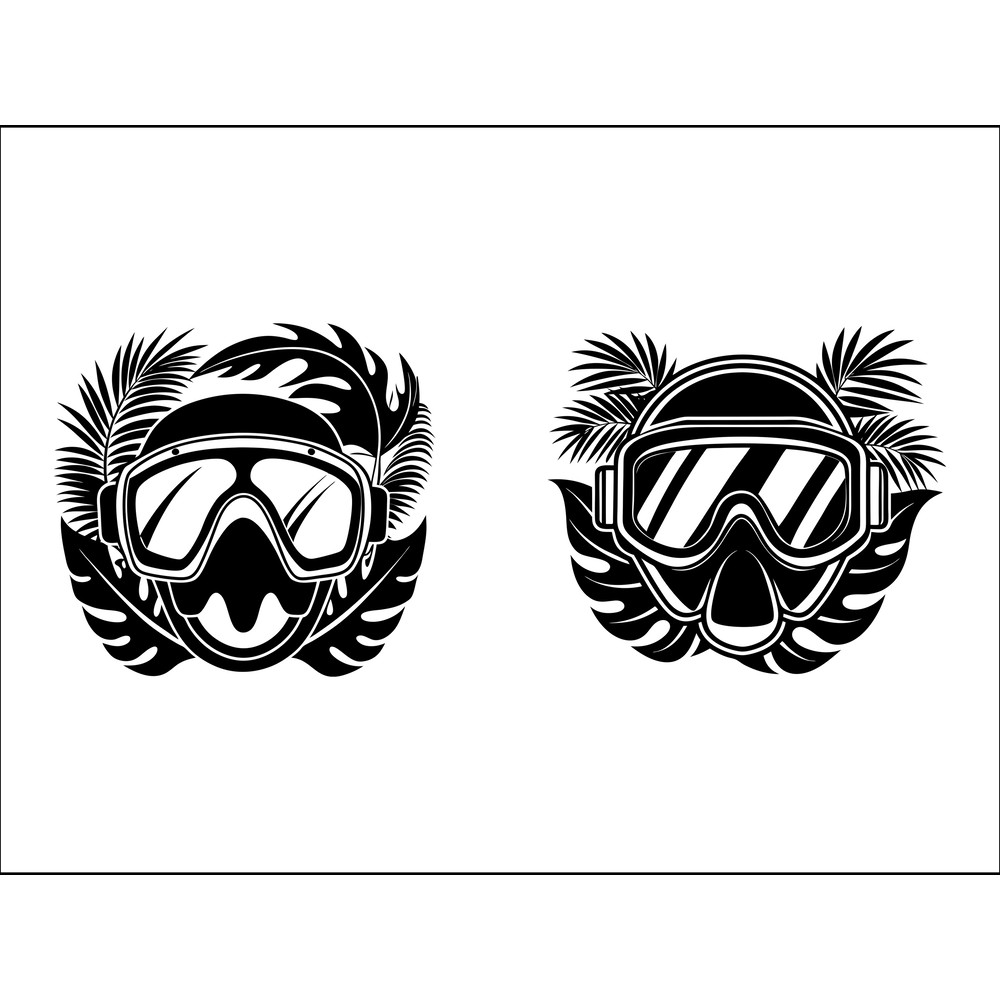 Tropical Scuba Mask 2