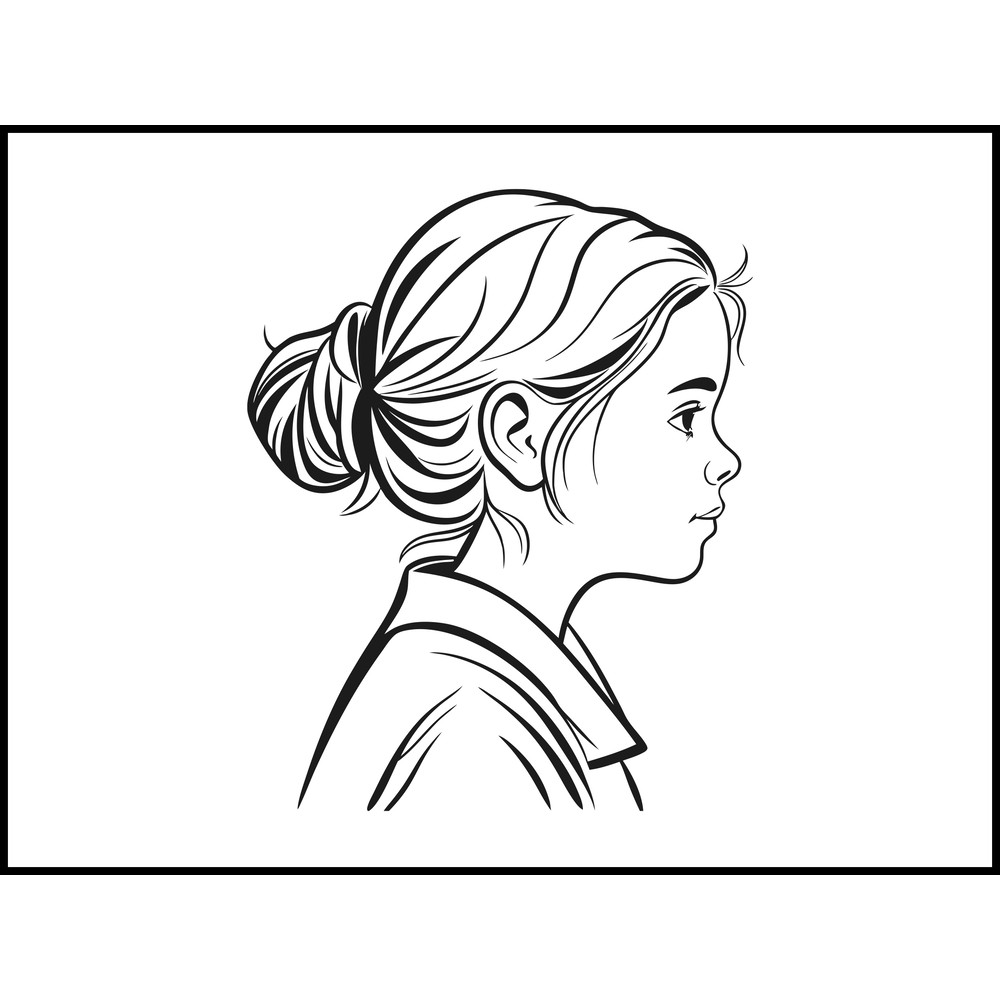 Girls Pencil Drawing 2