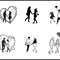 Couple Holding Hands Plotter File Svg Bundle 1