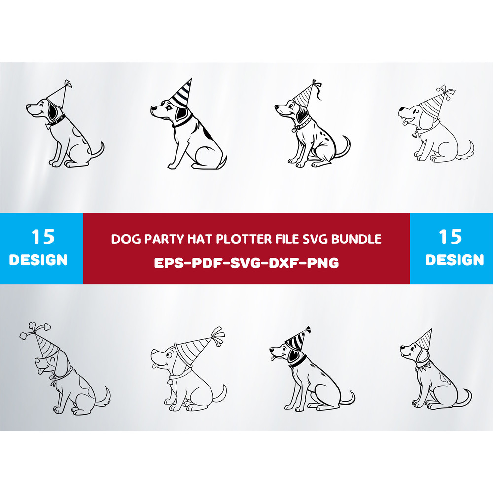 Dog Party Hat Plotter File 0