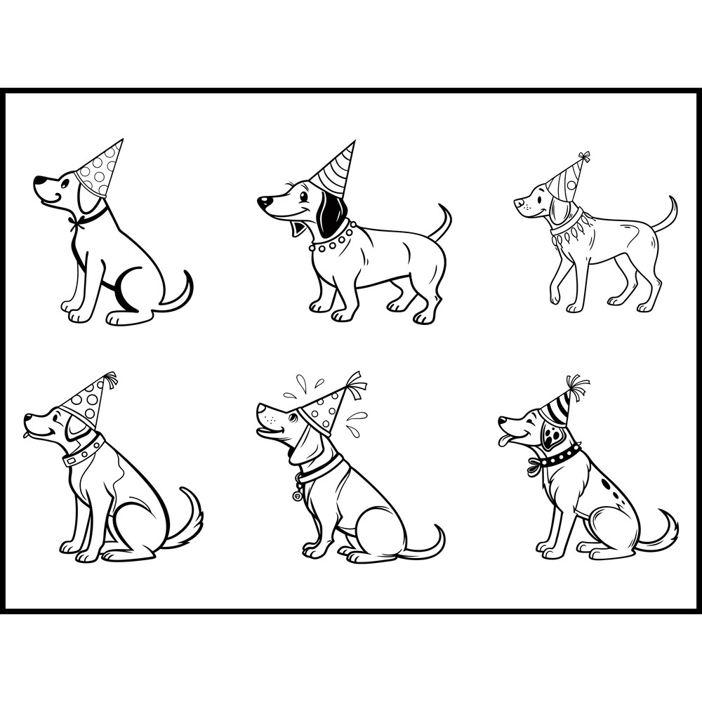 Dog Party Hat Plotter File 1