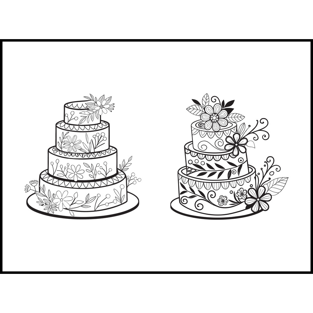 Layer Floral Cake Plotter File 2