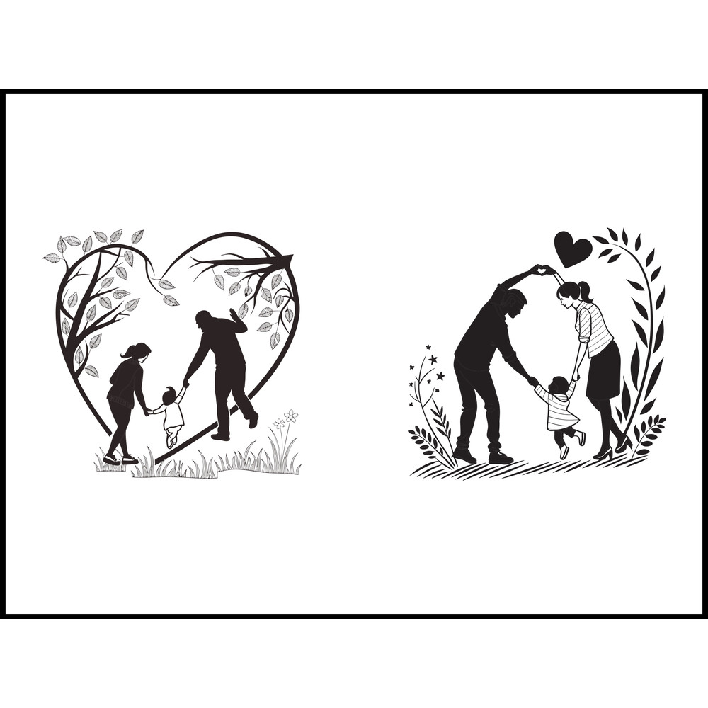 Parent And Child  Heart Hands Plotter 1