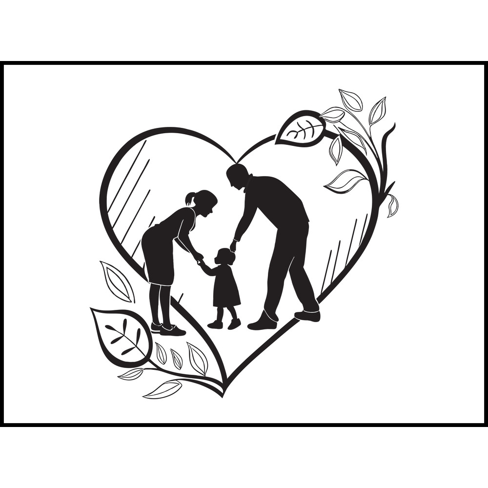 Parent And Child  Heart Hands Plotter 2
