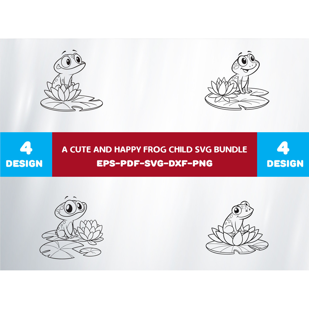 A Cute And Happy Frog Child 0