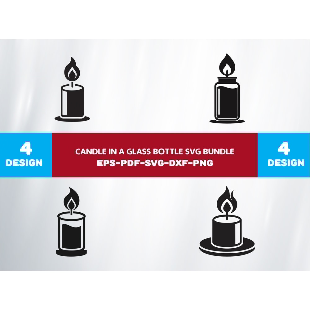 Candle In A Glass Bottle 0