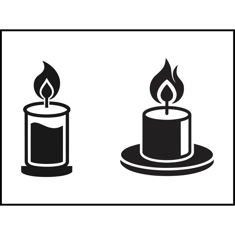 Candle In A Glass Bottle 1