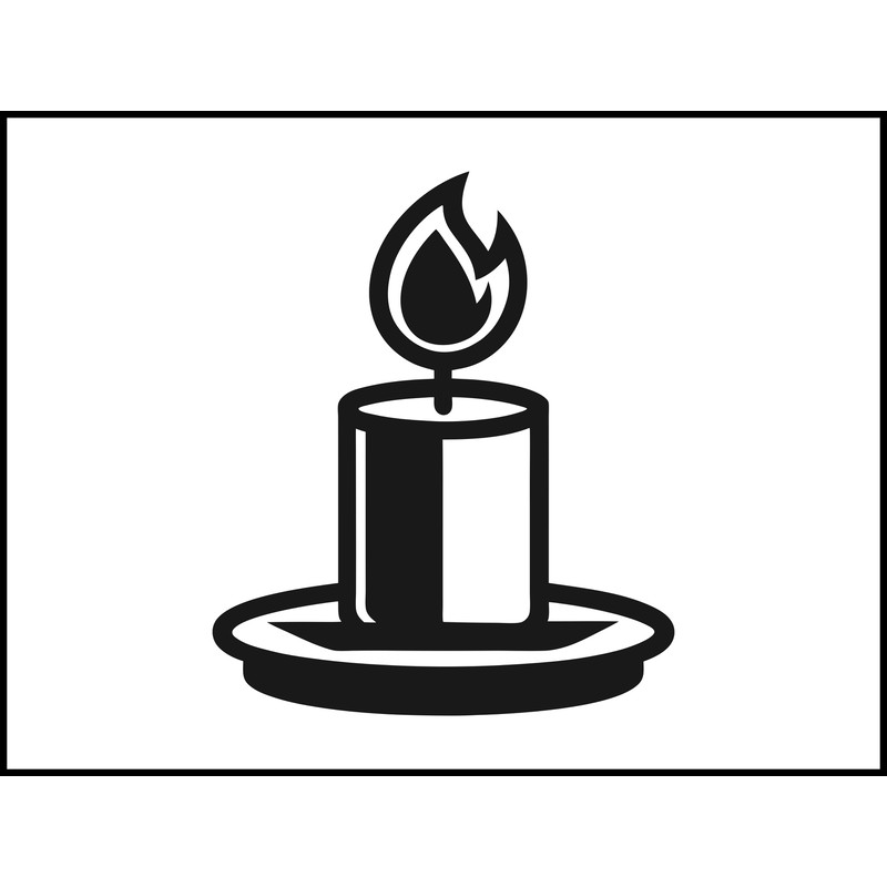 Candle On A Wooden Base 2