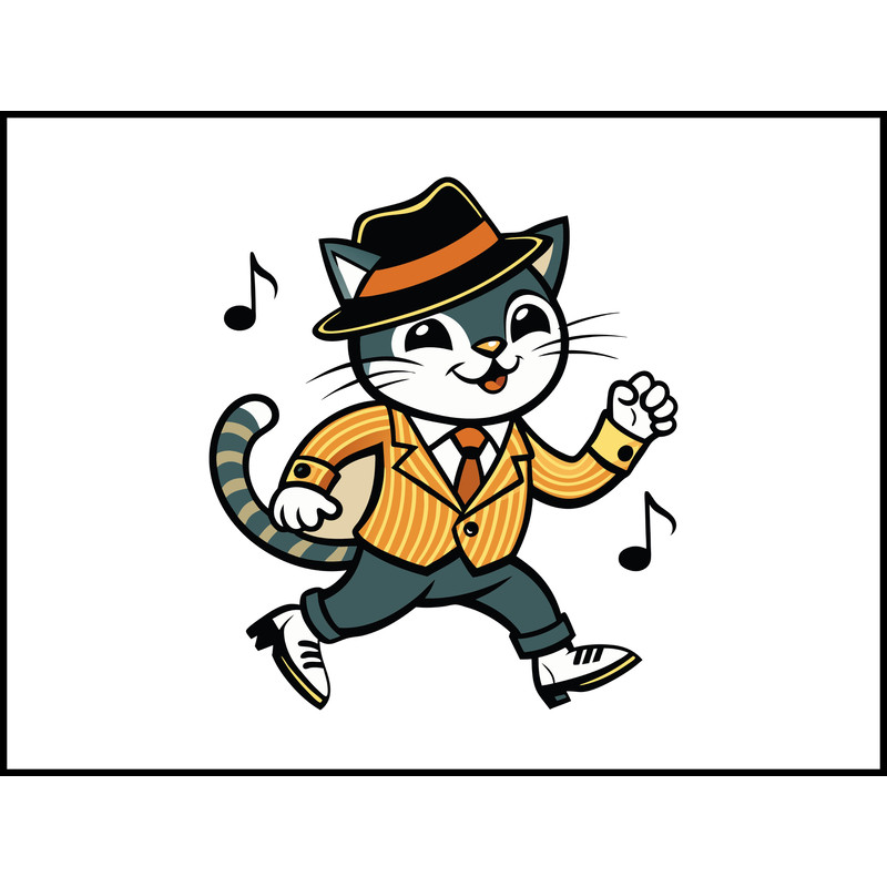 Cat Dancing To Ska Music 2