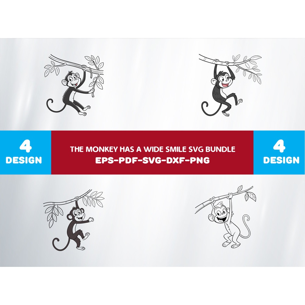 The Monkey Has A Wide Smile 0