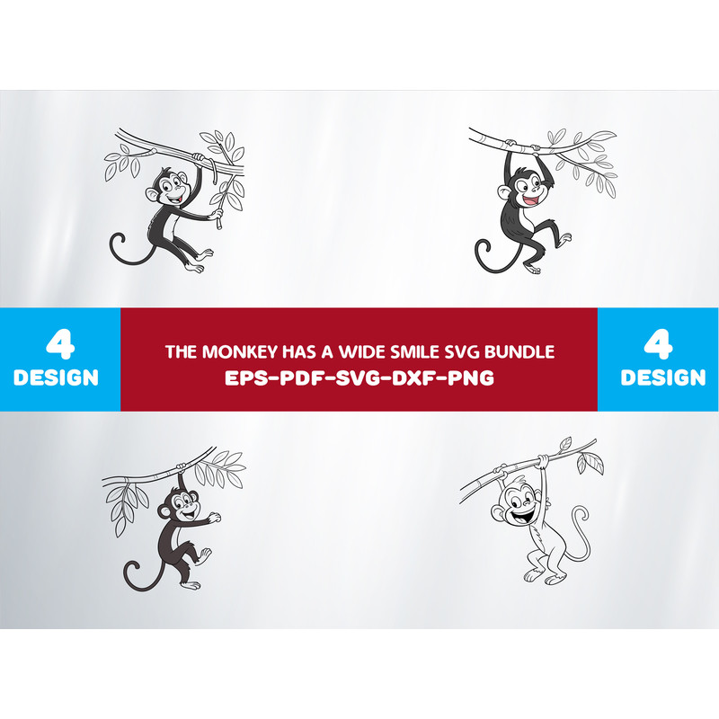 The Monkey Has A Wide Smile 0