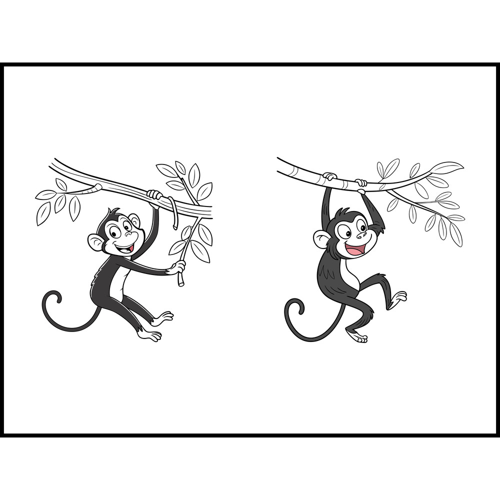 The Monkey Has A Wide Smile 1