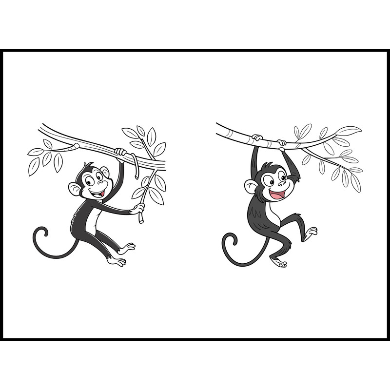 The Monkey Has A Wide Smile 1