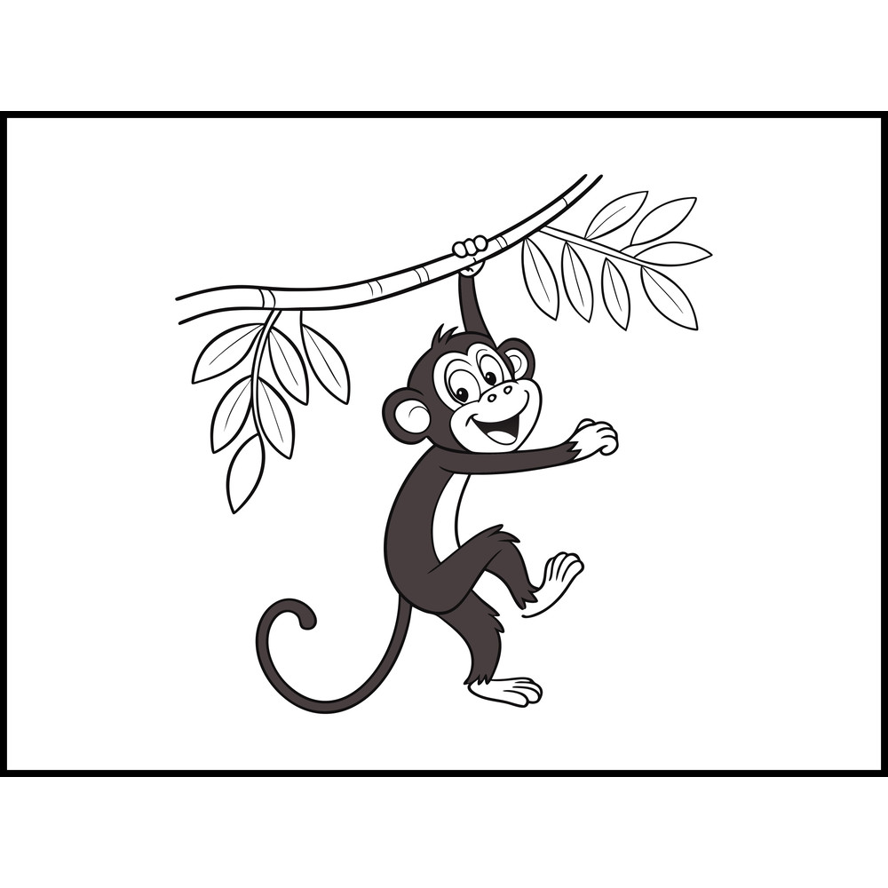 The Monkey Has A Wide Smile 2