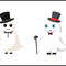 White Ghost Silhouette With A Top Hat And A Cane 1