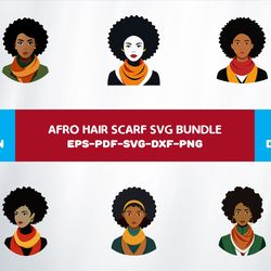 afro hair scarf