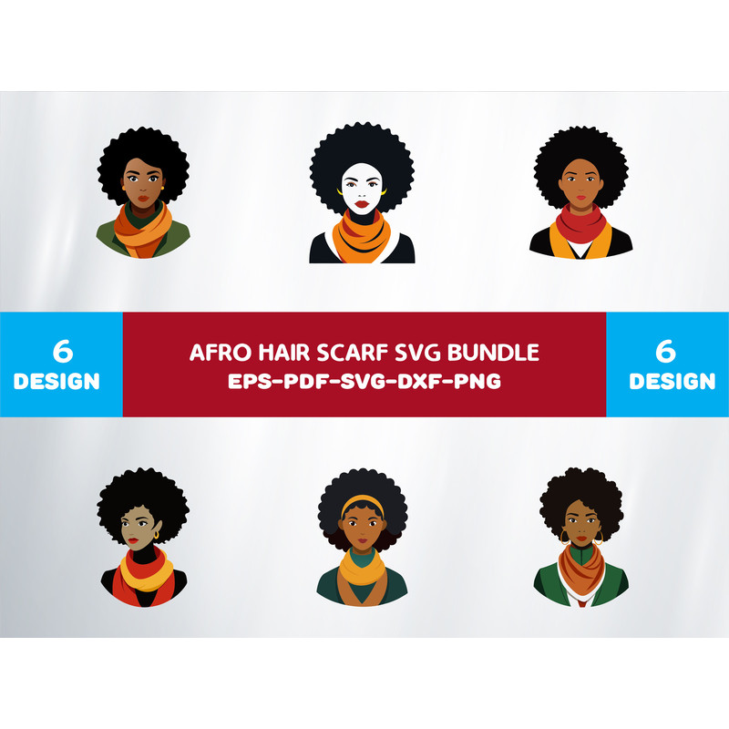 Afro Hair Scarf 0